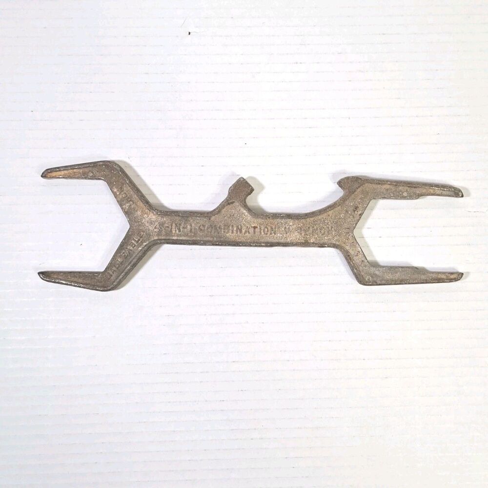 COVERS CO Bedford Ohio 4-in-1 Combination Wrench USA Malleable Iron Tool